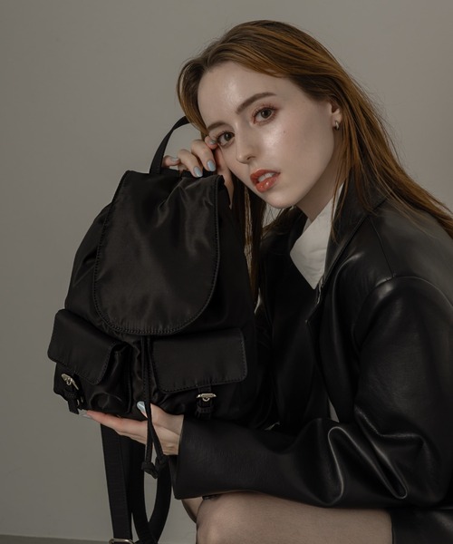 muku(ムク)の「BAG PACK/NYLON(バックパック/リュック・レディース・ブラック・FREE)」の16枚目の写真
