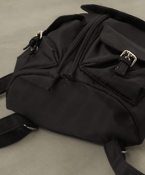 muku(ムク)の「BAG PACK/NYLON(バックパック/リュック・レディース・ブラック・FREE)」の11枚目の写真