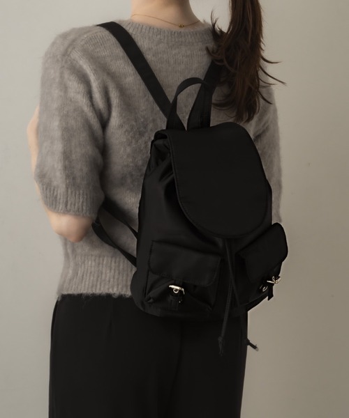 muku(ムク)の「BAG PACK/NYLON(バックパック/リュック・レディース・ブラック・FREE)」の22枚目の写真