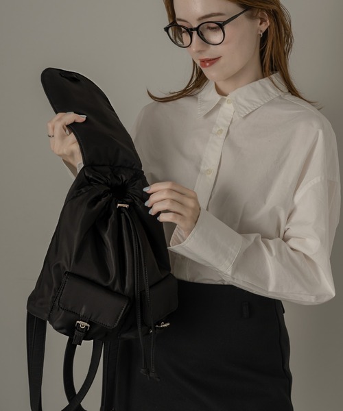 muku(ムク)の「BAG PACK/NYLON(バックパック/リュック・レディース・ブラック・FREE)」の17枚目の写真