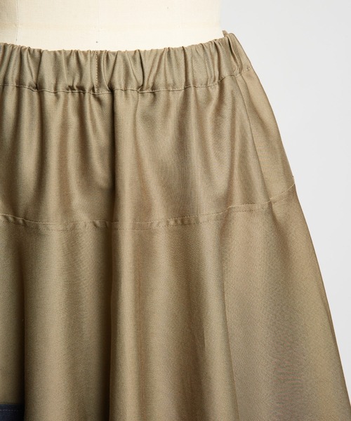 gomme（ゴム）の「エクセルツイル　バルーンSKT（スカート・レディース・ブラック/カーキ・MEDIUM）」の11枚目の写真