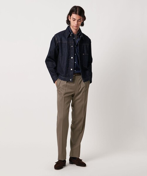 UNITED ARROWS(ユナイテッドアローズ)の「ギャバジン 2インプリーツ スラックス(スラックス・メンズ・モカ・48/50/46/44/52)」の2枚目の写真