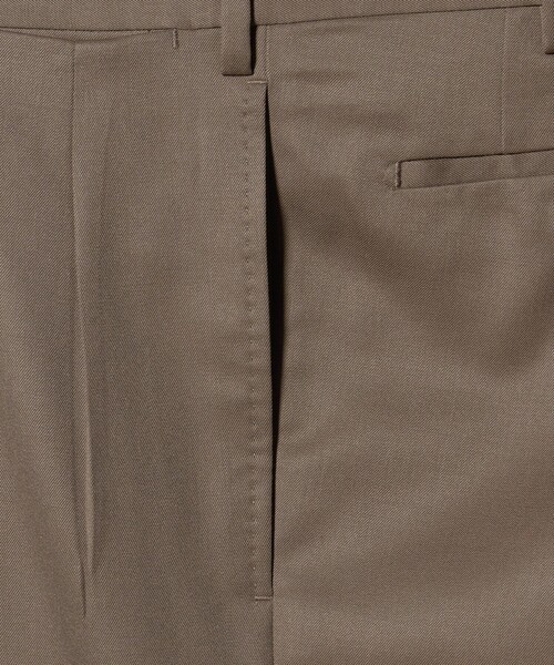 UNITED ARROWS(ユナイテッドアローズ)の「ギャバジン 2インプリーツ スラックス(スラックス・メンズ・モカ・48/50/46/44/52)」の9枚目の写真