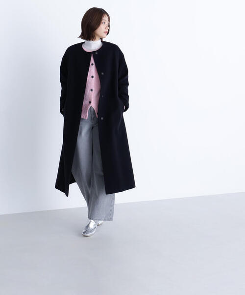 【タグ付未使用】NATURAL BEAUTY　ロングコート　19号　大きいサイズ NATURAL BEAUTY BASIC｜フーデッドロングコート | Rakuten