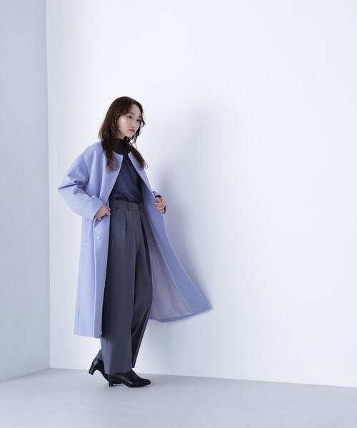 【タグ付未使用】NATURAL BEAUTY　ロングコート　19号　大きいサイズ 大きいサイズ＞2wayカラーロングコート marun 通販【ニッセン】