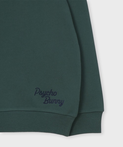 Psycho Bunny(サイコバニー)の「シルケット クルーネックスウェット(スウェット・メンズ・ダークグレー/ダークオリーブ/ブラック・MEDIUM/LARGE/X-LARGE)」の19枚目の写真