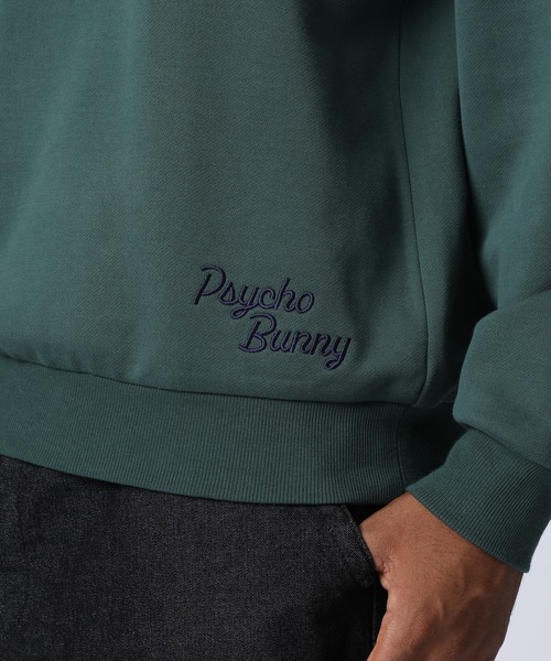Psycho Bunny(サイコバニー)の「シルケット クルーネックスウェット(スウェット・メンズ・ダークグレー/ダークオリーブ/ブラック・MEDIUM/LARGE/X-LARGE)」の13枚目の写真