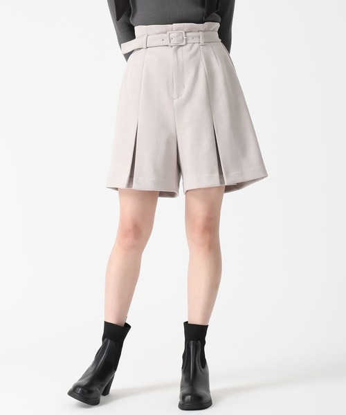 31 Sons de mode(トランテアン ソン ドゥ モード)の「2025秋冬新作 スエードショートパンツ(その他パンツ・レディース・モカ/ライトグレー・S/M)」の16枚目の写真