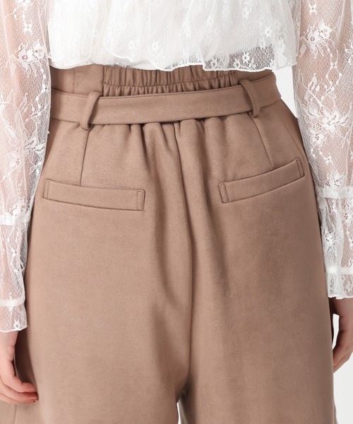 31 Sons de mode(トランテアン ソン ドゥ モード)の「2025秋冬新作 スエードショートパンツ(その他パンツ・レディース・モカ/ライトグレー・S/M)」の12枚目の写真