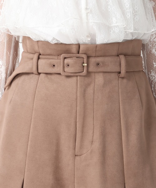 31 Sons de mode(トランテアン ソン ドゥ モード)の「2025秋冬新作 スエードショートパンツ(その他パンツ・レディース・モカ/ライトグレー・S/M)」の13枚目の写真