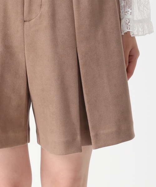 31 Sons de mode(トランテアン ソン ドゥ モード)の「2025秋冬新作 スエードショートパンツ(その他パンツ・レディース・モカ/ライトグレー・S/M)」の14枚目の写真