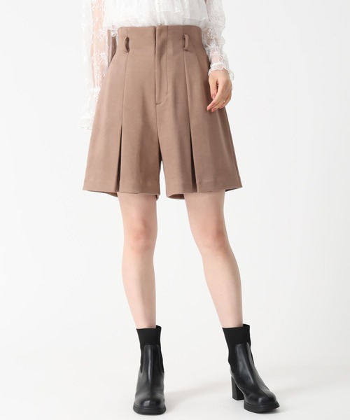 31 Sons de mode(トランテアン ソン ドゥ モード)の「2025秋冬新作 スエードショートパンツ(その他パンツ・レディース・モカ/ライトグレー・S/M)」の22枚目の写真