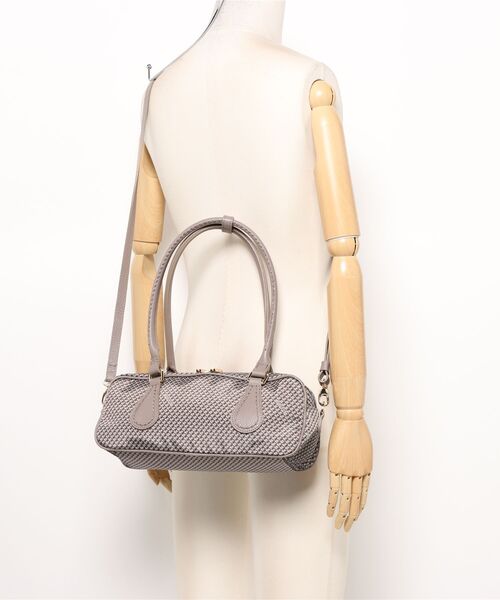 SAC'S BARJean（サックスバージーン）の「【VISONA/ヴィソナ】 HAND BAG S（ハンドバッグ・レディース・スカイブルー/ブラック/レッド/ブルー/グレイッシュベージュ/ベージュ系その他・FREE）」の11枚目の写真