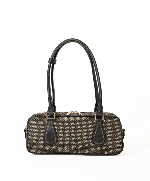 SAC'S BARJean（サックスバージーン）の「【VISONA/ヴィソナ】 HAND BAG S（ハンドバッグ・レディース・スカイブルー/ブラック/レッド/ブルー/グレイッシュベージュ/ベージュ系その他・FREE）」の2枚目の写真