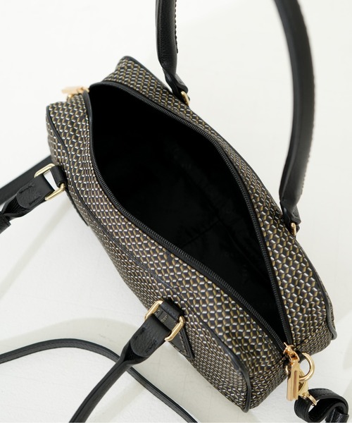 SAC'S BARJean（サックスバージーン）の「【VISONA/ヴィソナ】 HAND BAG S（ハンドバッグ・レディース・スカイブルー/ブラック/レッド/ブルー/グレイッシュベージュ/ベージュ系その他・FREE）」の17枚目の写真