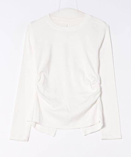 Lace Ladies(レースレディース)の「バック スリット カットアウト 長袖 カットソー(Tシャツ/カットソー・レディース・アイボリー/ブラック/グレー/ホワイト・FREE)」の12枚目の写真