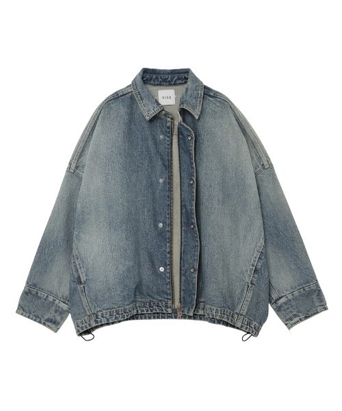 SISE（シセ）の「SISE DENIM BLOUSON（デニムジャケット・メンズ・ブルー・MEDIUM）」の3枚目の写真