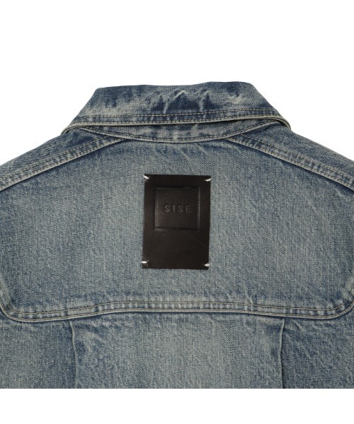 SISE（シセ）の「SISE DENIM BLOUSON（デニムジャケット・メンズ・ブルー・MEDIUM）」の5枚目の写真