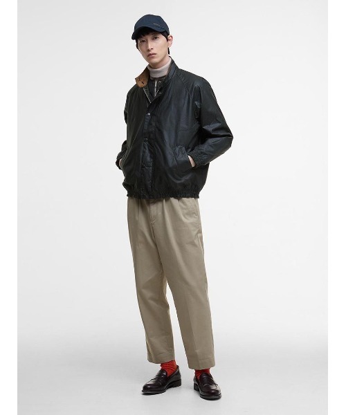 TRANSPORT / トランスポート】スタンドカラー ワックス ブルゾン