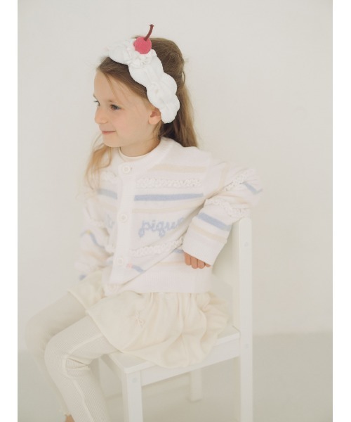 セール】【KIDS】エアリーモコホイップケーキカーディガン（ルーム