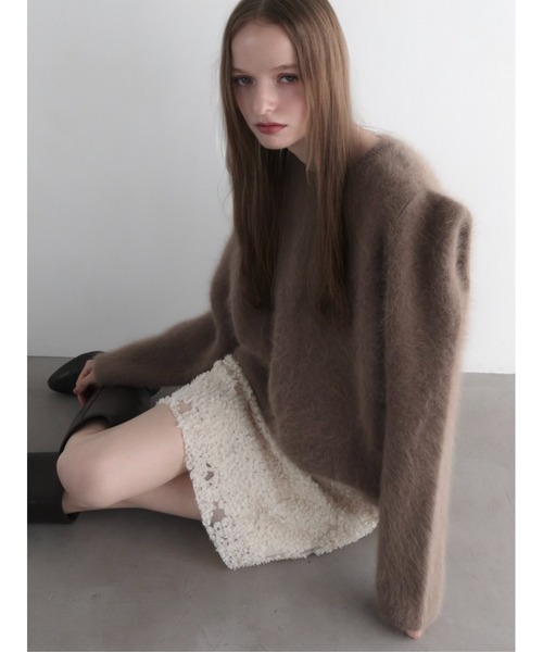 WOOL PUFF SHOULDER KNIT（ニット/セーター）｜AMOMMA（アモマ）の