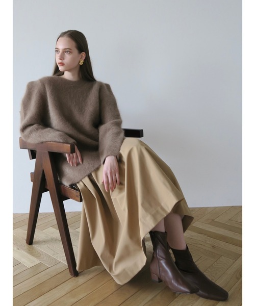 wool puff shoulder knit（ニット/セーター）｜AMOMMA（アモマ）の