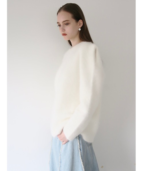 wool puff shoulder knit（ニット/セーター）｜AMOMMA（アモマ）の