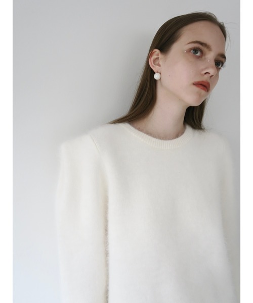 wool puff shoulder knit（ニット/セーター）｜AMOMMA（アモマ）の