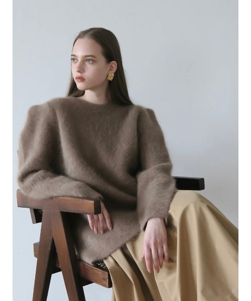 WOOL PUFF SHOULDER KNIT（ニット/セーター）｜AMOMMA（アモマ）の