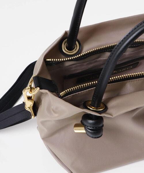 URBAN RESEARCH ROSSO WOMEN（アーバンリサーチ　ロッソ）の「『一部別注カラー』VIOLA d’ORO　BIANCA　XS（トートバッグ・レディース・ブラック/ブラウン系その他/ブラック系その他/ベージュ・X-SMALL）」の10枚目の写真