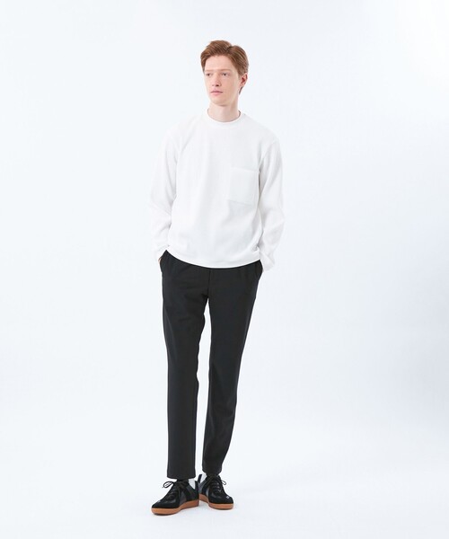 MACKINTOSH PHILOSOPHY(マッキントッシュ フィロソフィー)の「ブリテック イージーパンツ ハイテンショントリコット(その他パンツ・メンズ・ブラック・38)」の3枚目の写真