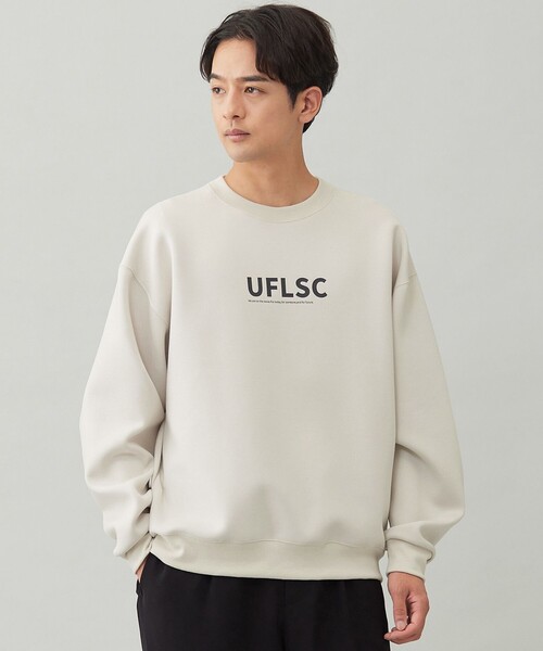 UNFILO(アンフィーロ)の「BEAUTY FORM JERSEY ロゴ クルー(スウェット・メンズ・グレー系/ブルー系/ベージュ系/ライトグレー系/ネイビー系1・LARGE/SMALL/MEDIUM/X-LARGE)」の1枚目の写真