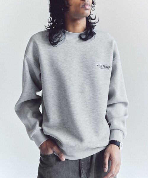 UNFILO(アンフィーロ)の「BEAUTY FORM JERSEY ロゴ クルー(スウェット・メンズ・グレー系/ブルー系/ベージュ系/ライトグレー系/ネイビー系1・LARGE/SMALL/MEDIUM/X-LARGE)」の11枚目の写真