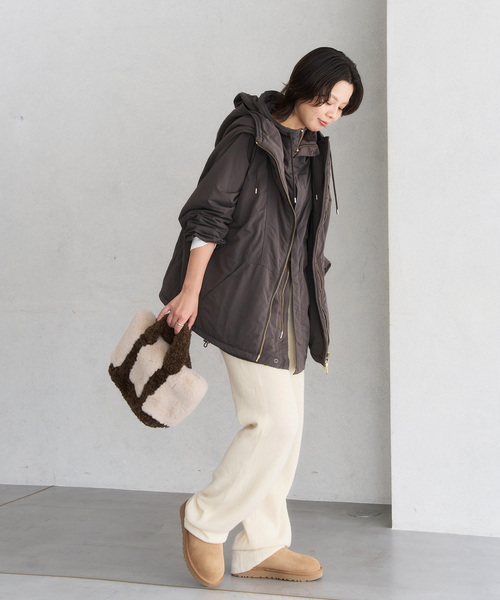 UGG(アグ)の「UGG/アグ W CLASSIC MICRO(スリッポン・レディース・キャメル/ブラック・23cm/24cm/25cm)」の11枚目の写真