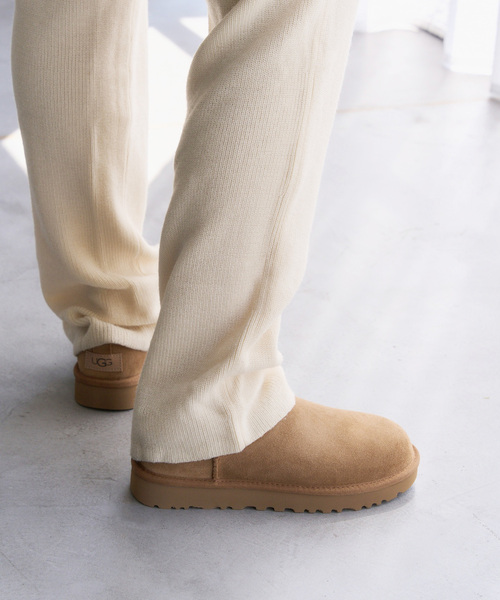 UGG(アグ)の「UGG/アグ W CLASSIC MICRO(スリッポン・レディース・キャメル/ブラック・23cm/24cm/25cm)」の14枚目の写真
