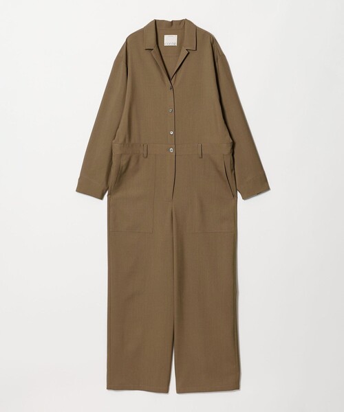 conte オープンカラー オールインワン conte＞オープンカラー オールインワン（つなぎ/オールインワン