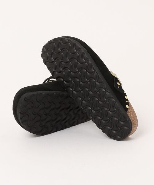 BIRKENSTOCK（ビルケンシュトック）の「ビルケンシュトック 1030491 BOSTON Rivet LEVE Black [Narrow]/ボストン リベット スエードブラック（サンダル・レディース・ブラック・35/36/37/38/39/40/41/42/43）」の3枚目の写真
