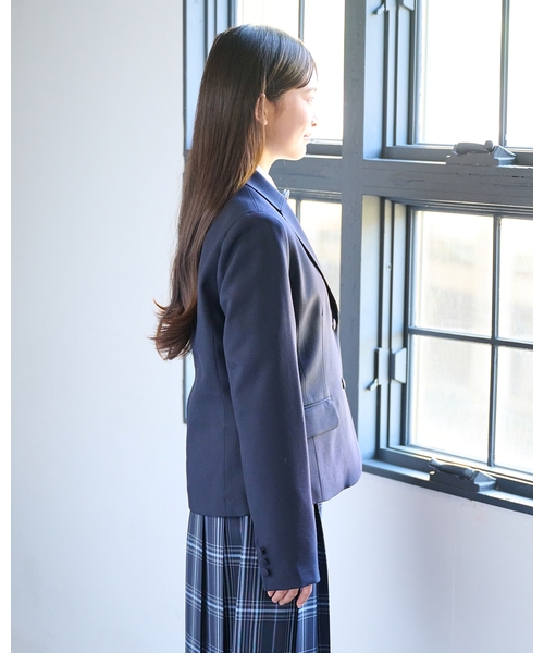 卒服】ウール2つ釦ジャケット（スーツジャケット）｜pom ponette