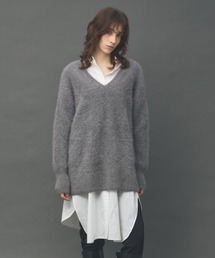 Curensology | Curensology(カレンソロジー)/FOXカシミヤVネックニットプルオーバー(ニット/セーター)