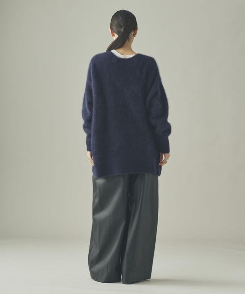 Curensology(カレンソロジー)/FOXカシミヤVネックニットプルオーバー