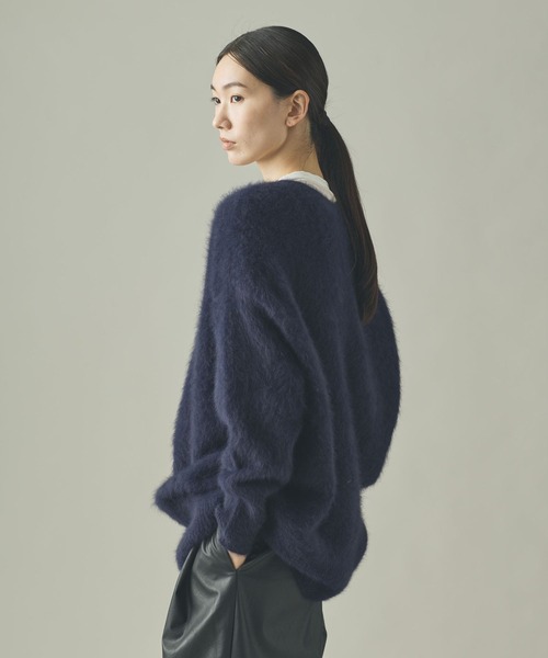 Curensology(カレンソロジー)/FOXカシミヤVネックニットプルオーバー