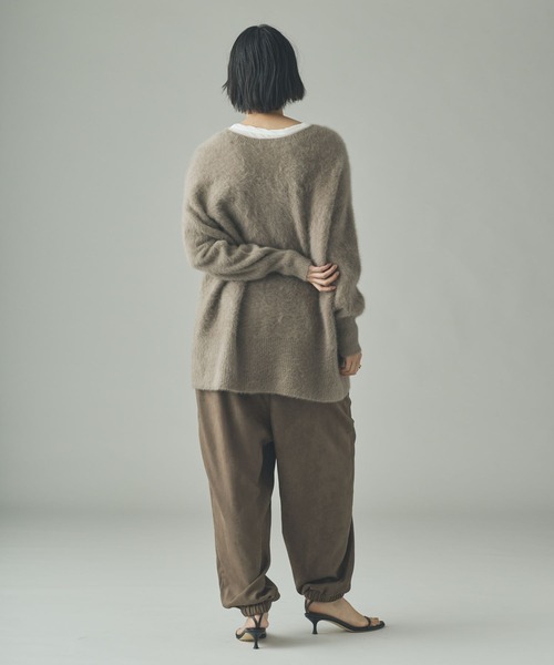 Curensology(カレンソロジー)/FOXカシミヤVネックニットプルオーバー