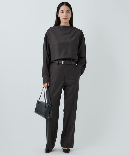 Chaos(カオス)の「Chaos(カオス)/ ギャレットプルオーバー 【セットアップ可】(シャツ/ブラウス・レディース・ブラウン/グレー・FREE)」の8枚目の写真