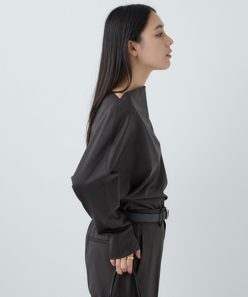 Chaos(カオス)の「Chaos(カオス)/ ギャレットプルオーバー 【セットアップ可】(シャツ/ブラウス・レディース・ブラウン/グレー・FREE)」の16枚目の写真