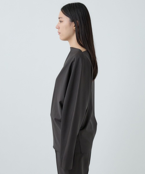 Chaos(カオス)の「Chaos(カオス)/ ギャレットプルオーバー 【セットアップ可】(シャツ/ブラウス・レディース・ブラウン/グレー・FREE)」の22枚目の写真