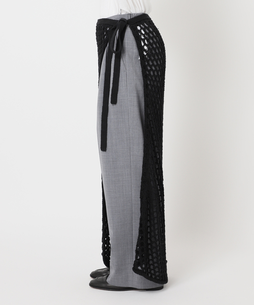 CITYSHOP（シティーショップ）の「“O” MESH WRAP スカート（スカート・レディース・ブラック・36/38）」の7枚目の写真