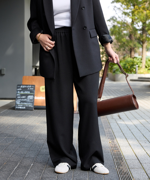 JOURNAL STANDARD(ジャーナルスタンダード)の「《追加2》ライクストレッチワイドパンツ(その他パンツ・レディース・ブラウン/ブラック/チャコールグレー・34/36/38/40)」の18枚目の写真