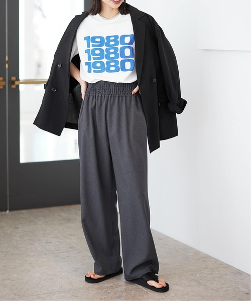 JOURNAL STANDARD(ジャーナルスタンダード)の「《追加2》ライクストレッチワイドパンツ(その他パンツ・レディース・ブラウン/ブラック/チャコールグレー・34/36/38/40)」の10枚目の写真