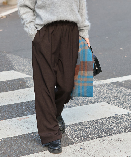 JOURNAL STANDARD(ジャーナルスタンダード)の「《追加2》ライクストレッチワイドパンツ(その他パンツ・レディース・ブラウン/ブラック/チャコールグレー・34/36/38/40)」の14枚目の写真