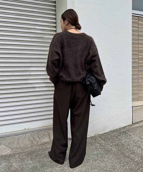 JOURNAL STANDARD(ジャーナルスタンダード)の「《追加2》ライクストレッチワイドパンツ(その他パンツ・レディース・ブラウン/ブラック/チャコールグレー・34/36/38/40)」の16枚目の写真